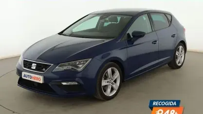 Usado Seat Leon FR 131 CV (96 kW) 2019 Azul Berlina