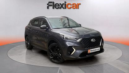 Usado Hyundai Tucson N Line 136 CV (100 kW) 2019 Gris SUV