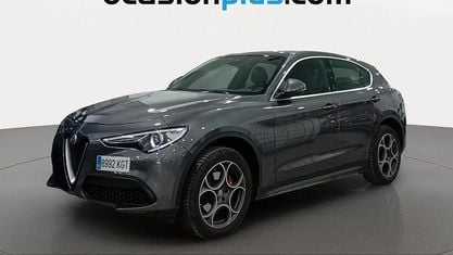 Usado Alfa Romeo Stelvio Edizione Speciale 280 CV (205 kW) 2018 Gris oscuro SUV
