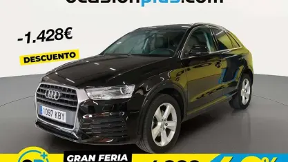Usado Audi Q3 Sport 150 CV (110 kW) 2017 Negro SUV