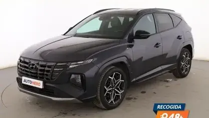 Usado Hyundai Tucson N Line 150 CV (110 kW) 2022 Gris SUV