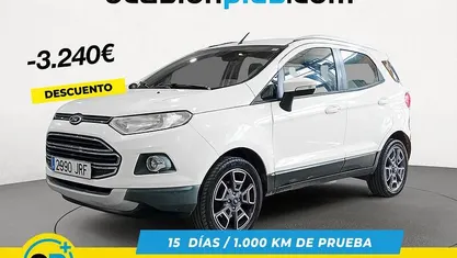 Usado Ford Ecosport Titanium 95 CV (69 kW) 2016 Blanco SUV
