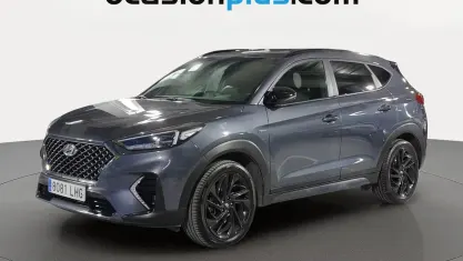 Usado Hyundai Tucson N Line 136 CV (100 kW) 2020 Gris SUV