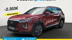 Rojo Usado 2019 Hyundai Santa Fe SUV | 25.890 € (Precio justo)