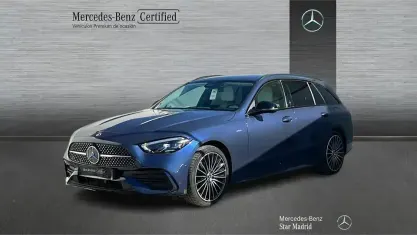 Usado Mercedes C300e 313 CV (230 kW) 2025 Azul Familiar