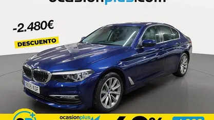 Usado BMW 520 190 CV (139 kW) 2017 Azul Berlina