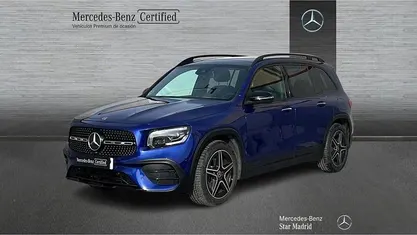 Usado Mercedes GLB200 AMG line 150 CV (110 kW) 2022 Azul SUV