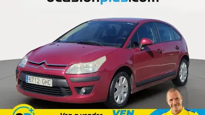 Usado Citroën C4 90 CV (66 kW) 2008 Rojo Utilitario