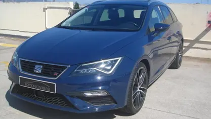 Usado Seat Leon FR 180 CV (132 kW) 2017 Azul Familiar