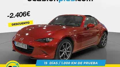 Rojo Usado 2017 Mazda MX5 Luxury Descapotable | 24.584 € (Precio justo)