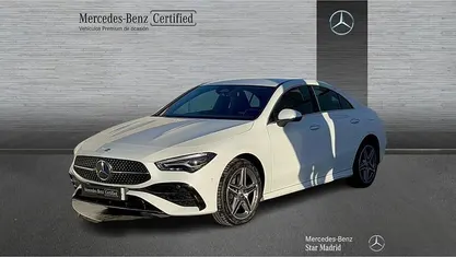 Blanco Usado 2024 Mercedes CLA250e AMG line Berlina | 38.990 € (Precio justo)