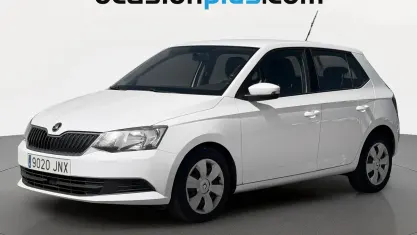 Usado Skoda Fabia Ambition 75 CV (55 kW) 2016 Blanco Utilitario