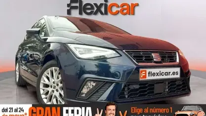 Usado Seat Ibiza FR 110 CV (80 kW) 2022 Negro Utilitario