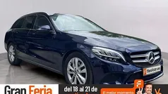 Azul Usado 2019 Mercedes C200 Familiar | 21.990 € (Precio justo)