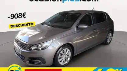 Usado Peugeot 308 Allure 131 CV (96 kW) 2021 Gris Utilitario