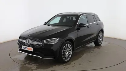 Usado Mercedes GLC220 AMG line 194 CV (142 kW) 2022 Negro SUV