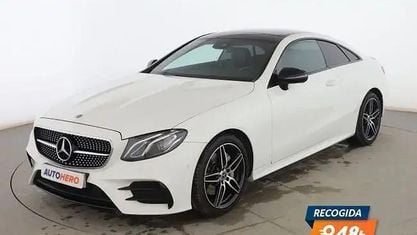 Usado Mercedes E220 AMG line 195 CV (143 kW) 2020 Blanco Coupe