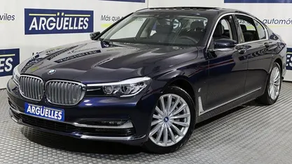 Usado BMW 740 iPerformance 326 CV (239 kW) 2018 Azul Berlina