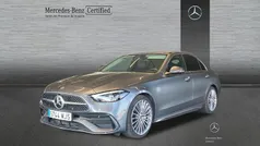 Gris selenita Usado 2023 Mercedes C220 AMG line Berlina | 37.500 € (Buen precio)