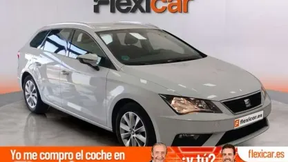 Usado Seat Leon ST Style 116 CV (85 kW) 2018 Blanco Familiar