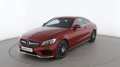 Rojo Usado 2016 Mercedes C300 AMG line Coupe | 27.799 € (Precio justo)