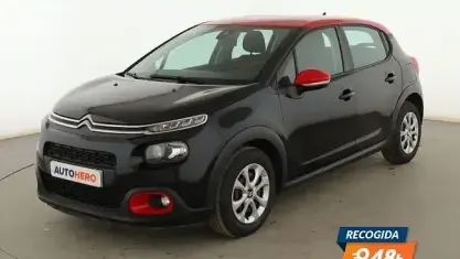 Usado Citroën C3 Feel 75 CV (55 kW) 2017 Negro Berlina