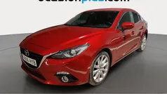 Rojo Usado 2014 Mazda 3 Luxury Berlina | 11.500 € (Precio justo)