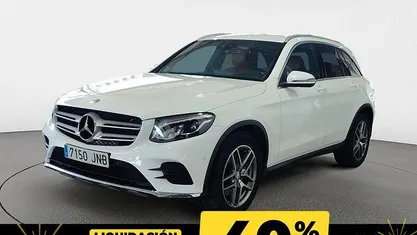 Blanco Usado 2016 Mercedes GLC220 AMG line SUV | 23.334 € (Super precio)