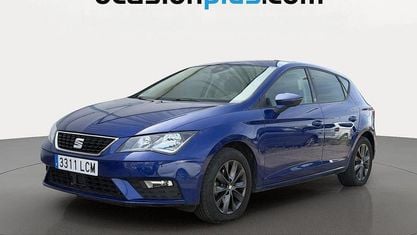 Usado Seat Leon Style 116 CV (85 kW) 2019 Azul Utilitario