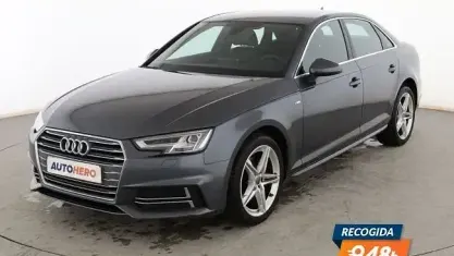 Usado Audi A4 S-Line 150 CV (110 kW) 2018 Gris Berlina