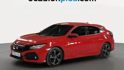 Usado Honda Civic Elegance 129 CV (94 kW) 2019 Rojo Utilitario