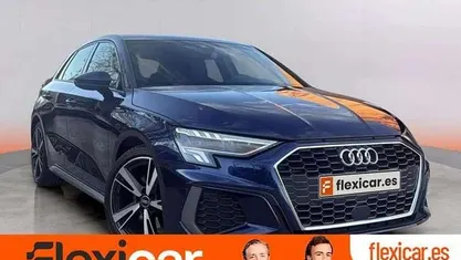 Usado Audi A3 S-Line 150 CV (110 kW) 2021 Azul Berlina