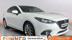 Blanco Usado 2016 Mazda 3 Luxury Berlina | 13.490 € (Precio justo)