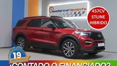 Rojo Usado 2021 Ford Explorer ST-Line SUV | 46.900 € (Buen precio)