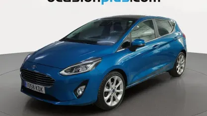 Usado Ford Fiesta Titanium 100 CV (73 kW) 2017 Azul Utilitario