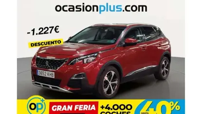 Usado Peugeot 3008 Allure 131 CV (96 kW) 2018 Rojo SUV