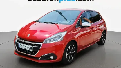 Usado Peugeot 208 99 CV (72 kW) 2018 Rojo Utilitario