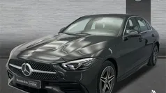 Gris grafito Usado 2024 Mercedes C300e AMG line Berlina | 52.400 € (Super precio)
