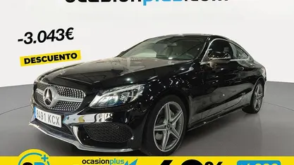 Usado Mercedes C220 AMG 170 CV (125 kW) 2017 Negro Coupe