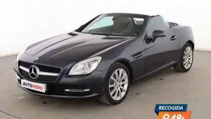 Usado Mercedes SLK200 185 CV (136 kW) 2014 Gris Descapotable