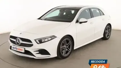 Usado Mercedes A180 AMG line 136 CV (100 kW) 2020 Blanco Berlina