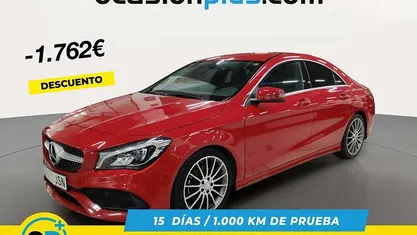 Rojo Usado 2016 Mercedes CLA200 AMG line Berlina | 22.028 € (Precio justo)