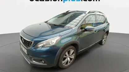 Usado Peugeot 2008 Allure 100 CV (73 kW) 2017 Azul SUV