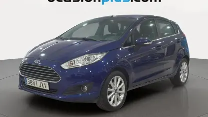 Usado Ford Fiesta Titanium 101 CV (74 kW) 2017 Azul Utilitario
