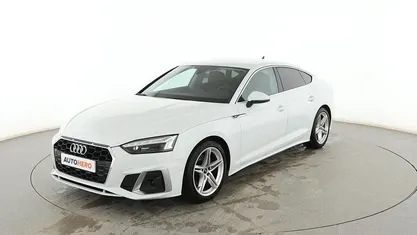 Usado Audi A5 Sportback S-Line 163 CV (119 kW) 2021 Blanco Utilitario