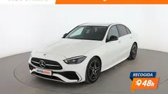 Blanco Usado 2021 Mercedes C220 AMG line Berlina | 37.299 € (Buen precio)