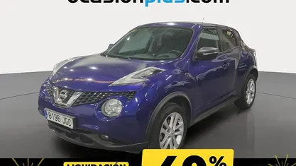 Azul Usado 2015 Nissan Juke Acenta SUV | 10.649 € (Precio justo)