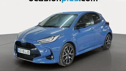 Azul Usado 2020 Toyota Yaris Hybrid Plus Utilitario | 15.547 € (Precio justo)