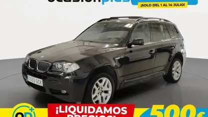 Usado BMW X3 150 CV (110 kW) 2008 Negro SUV