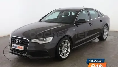 Usado Audi A6 190 CV (139 kW) 2014 Gris Berlina